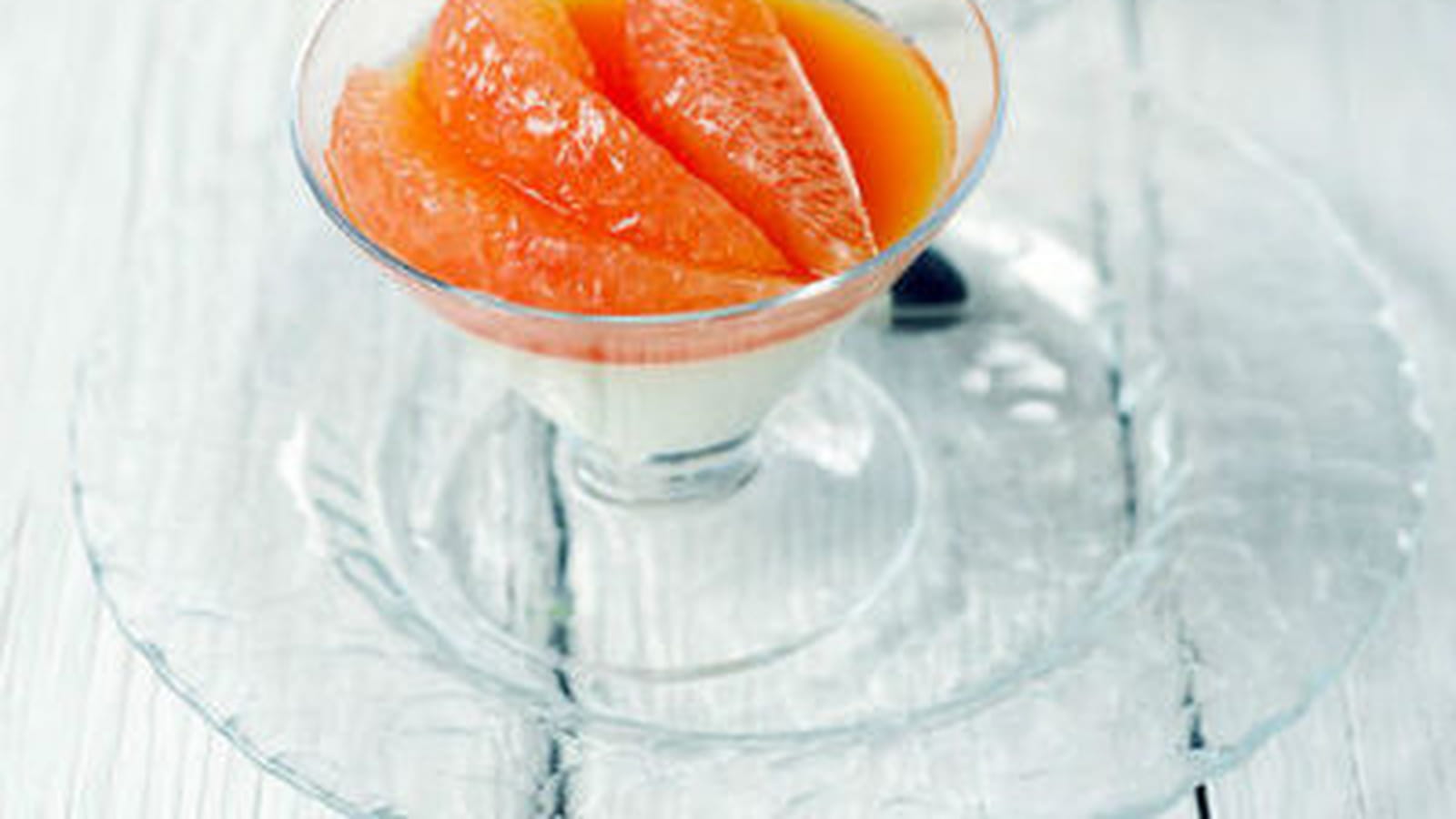 Panna cotta au pamplemousse