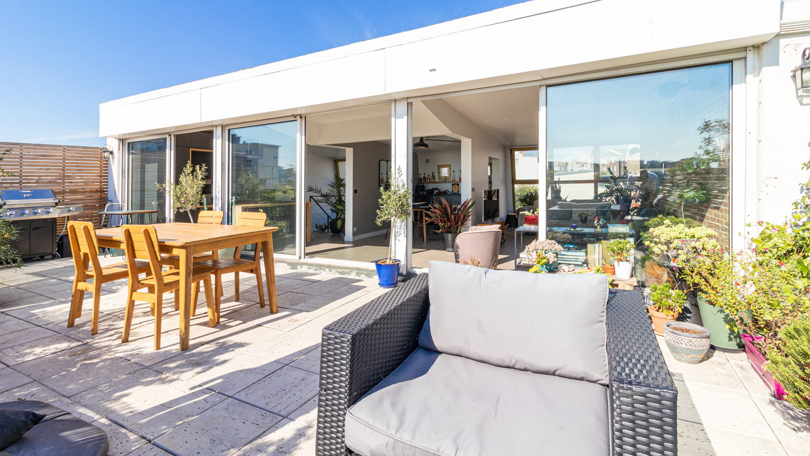 Terrasse après
