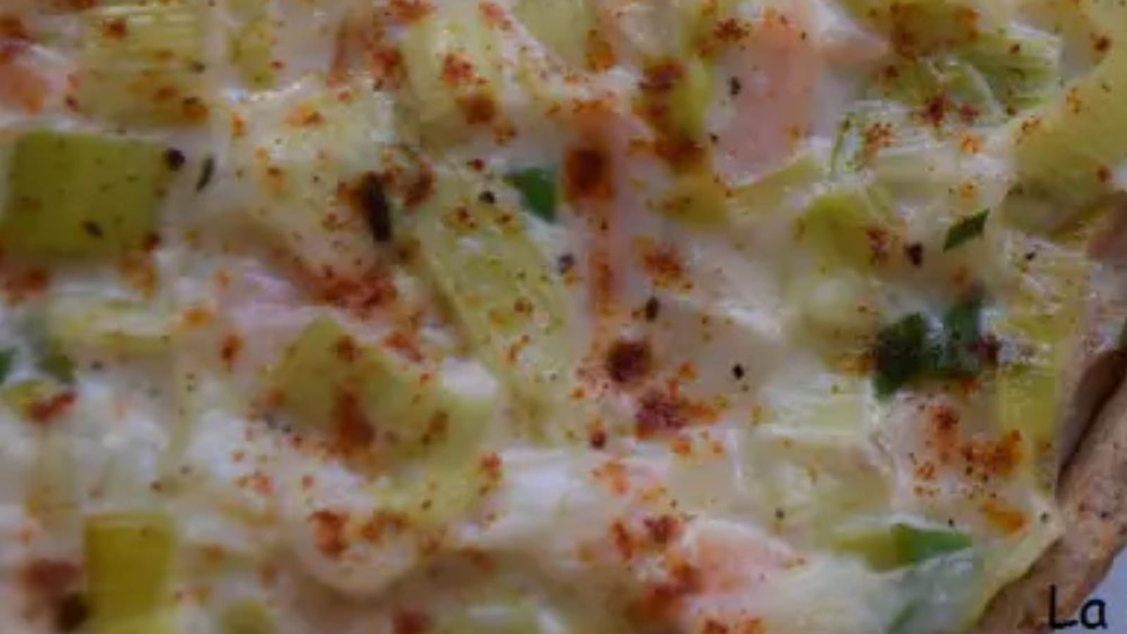 Quiche aux poireaux et saumon