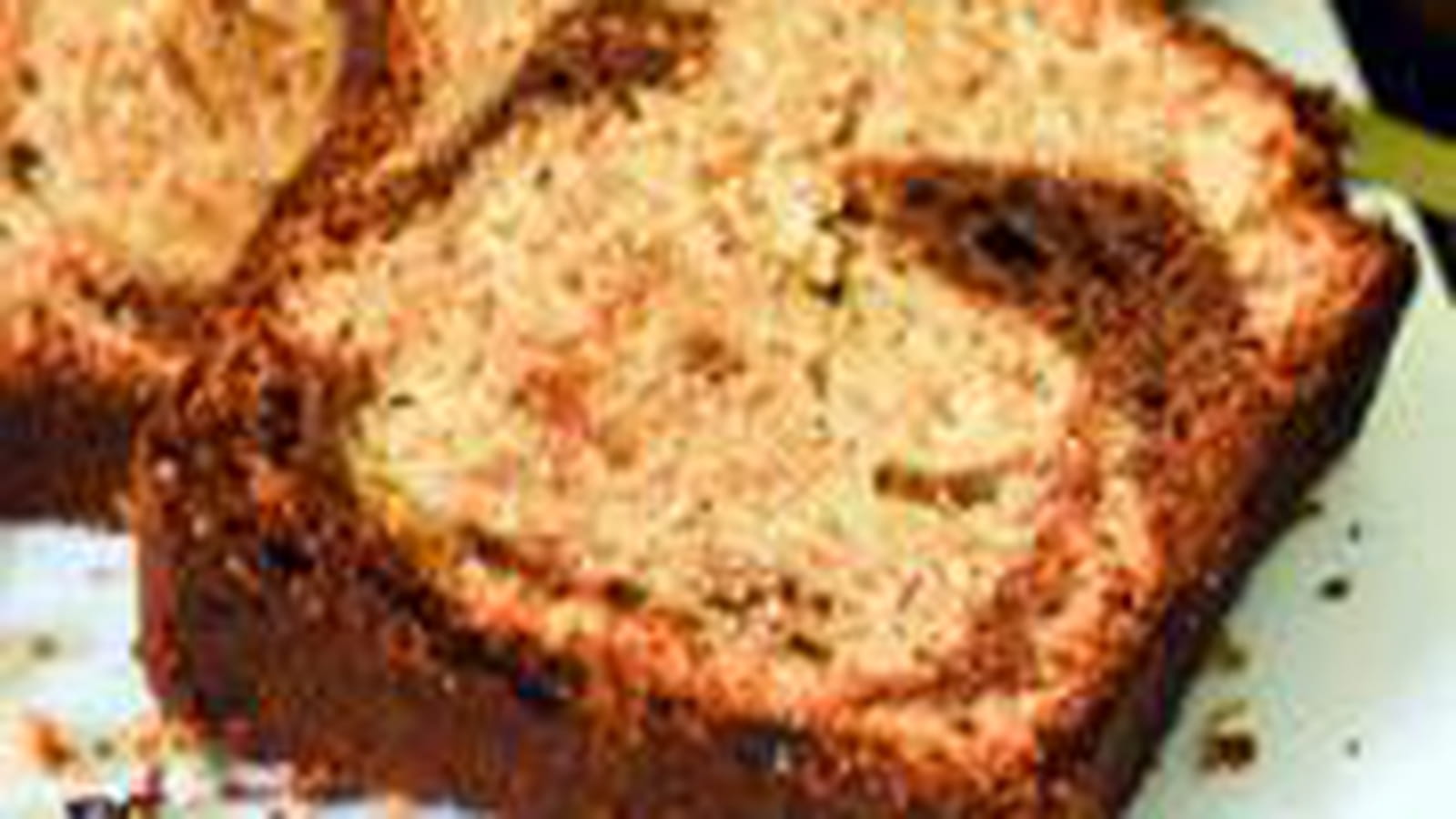 Quatre-quarts marbré banane épices chocolat