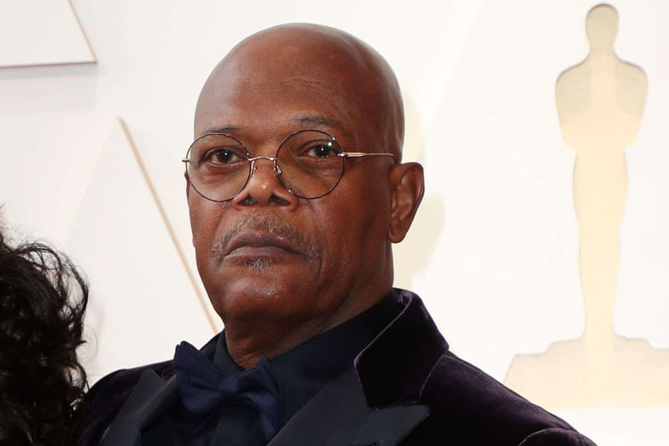 La moustache clairsem&eacute;e de Samuel L. Jackson