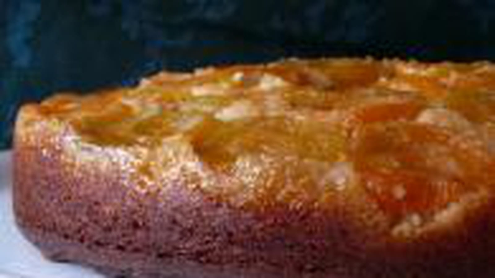 Gâteau renversé à l'abricot