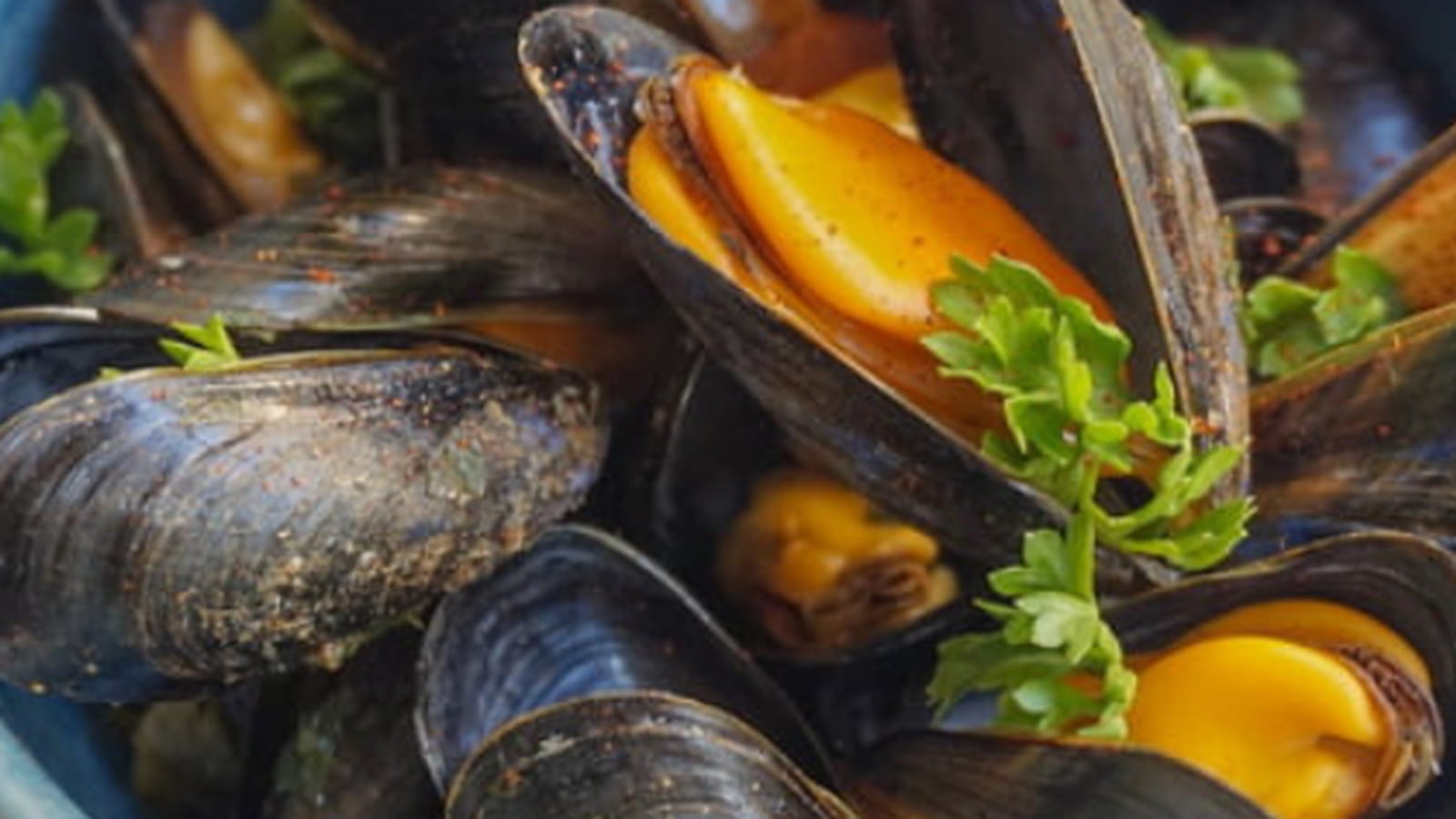 Moules marinées à la chermoula