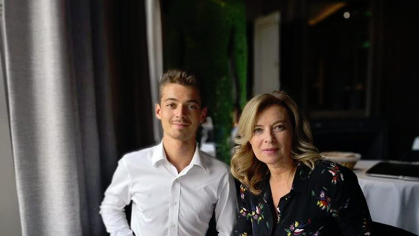Valérie Trierweiler et son fils Léonard