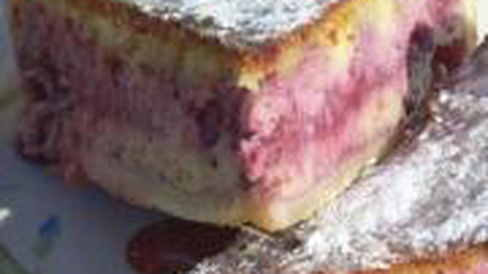 Bakewell pudding aux framboises