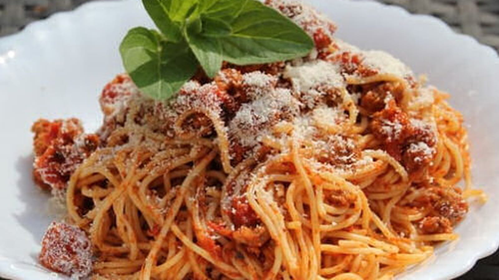 Spaghetti bolognaise végétariens