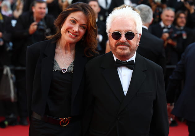 Marc Cerrone et son &eacute;pouse Jill posent au Festival de Cannes