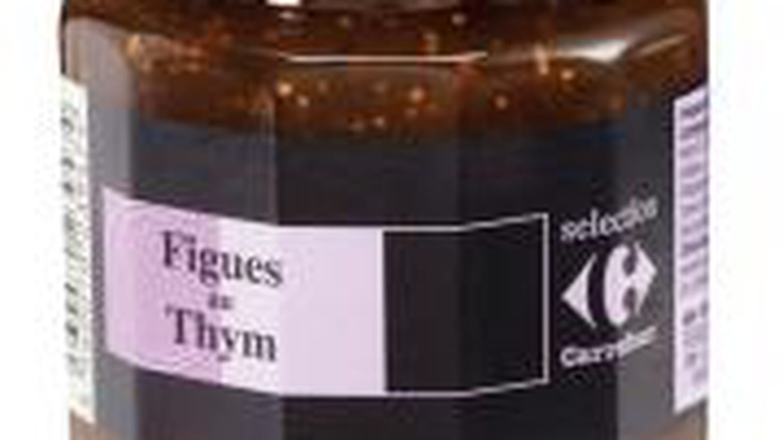 Confiture de figues au thym