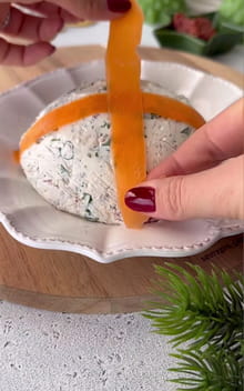 Fromage boule de Noël : Etape 3