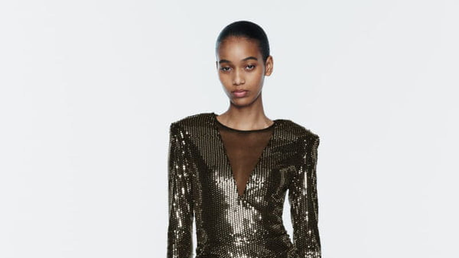 Robe bi-matière Zara 