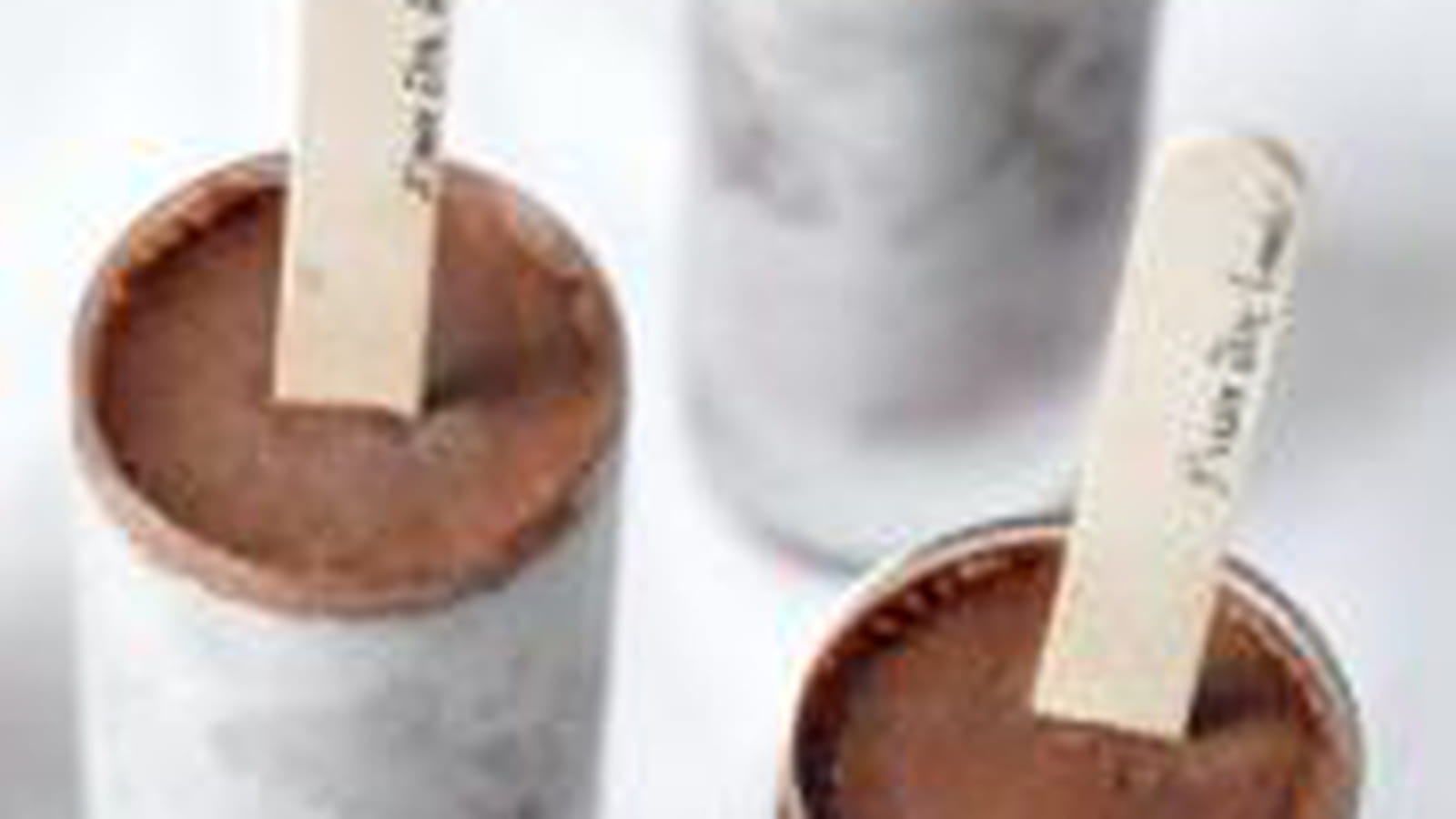 Sorbets à la myrtille et chocolat noir