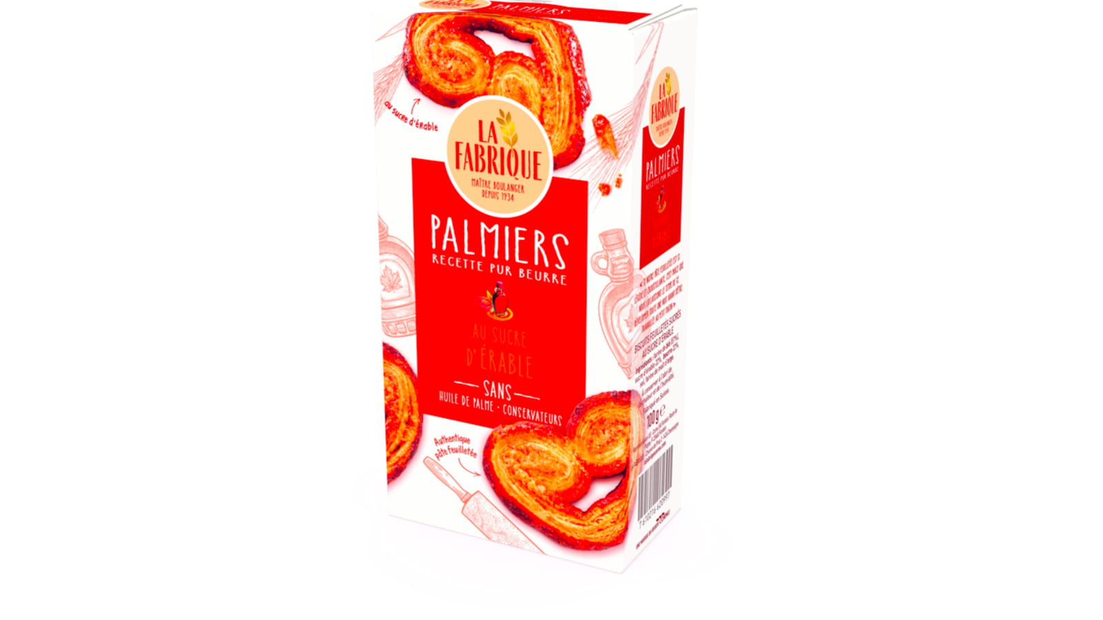 Les palmiers au sirop d'érable de La Fabrique