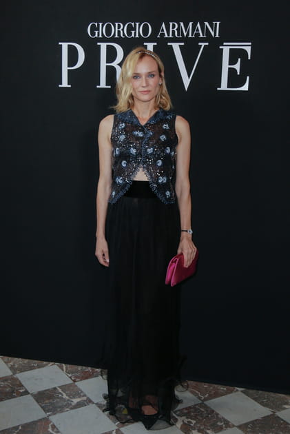 Diane Kruger au défilé Giorgio Armani Privé
