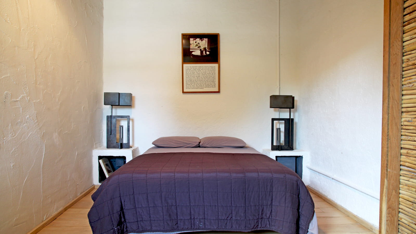 Chambre en noir et blanc