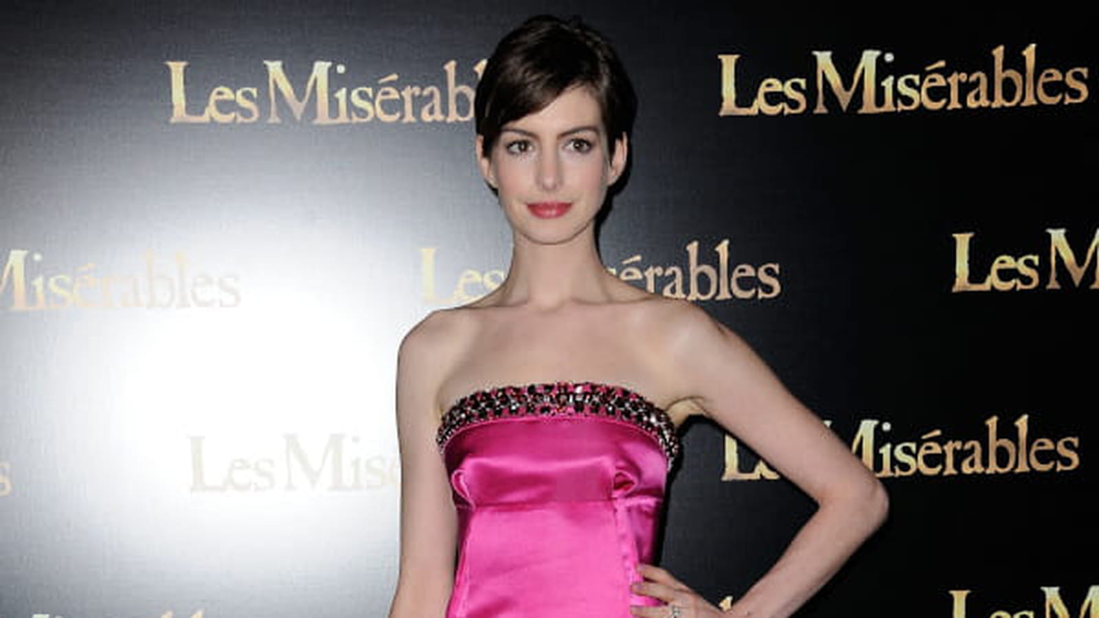 Anne Hathaway le 6 février 2013