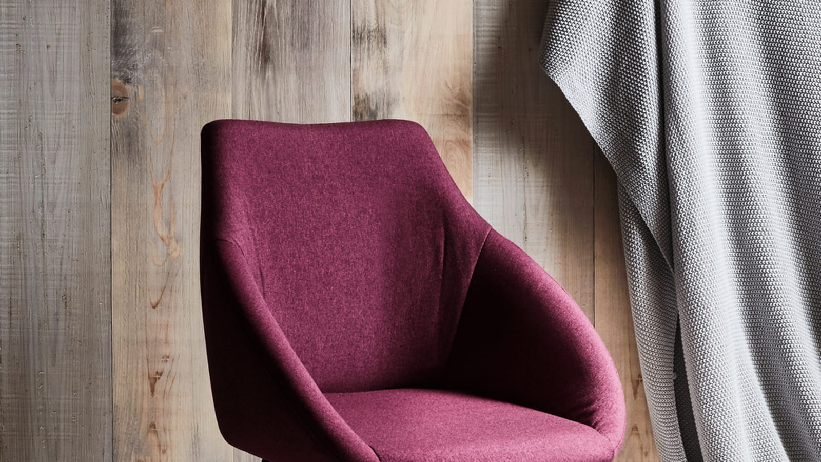 Chaise en tissu