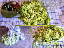 Feuilleté grec aux courgettes (kolokythopita) : Etape 1