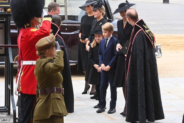 Princesse Charlotte et George - Funérailles d'Elizabeth II à l'Abbaye de Westminster