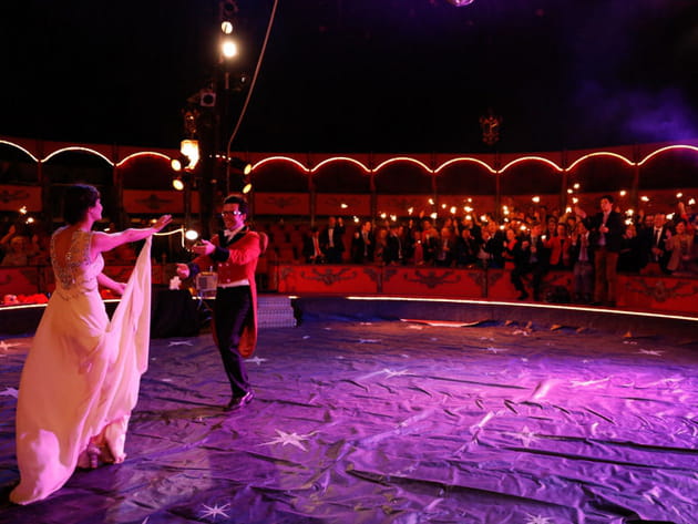 L'entrée en piste des mariés