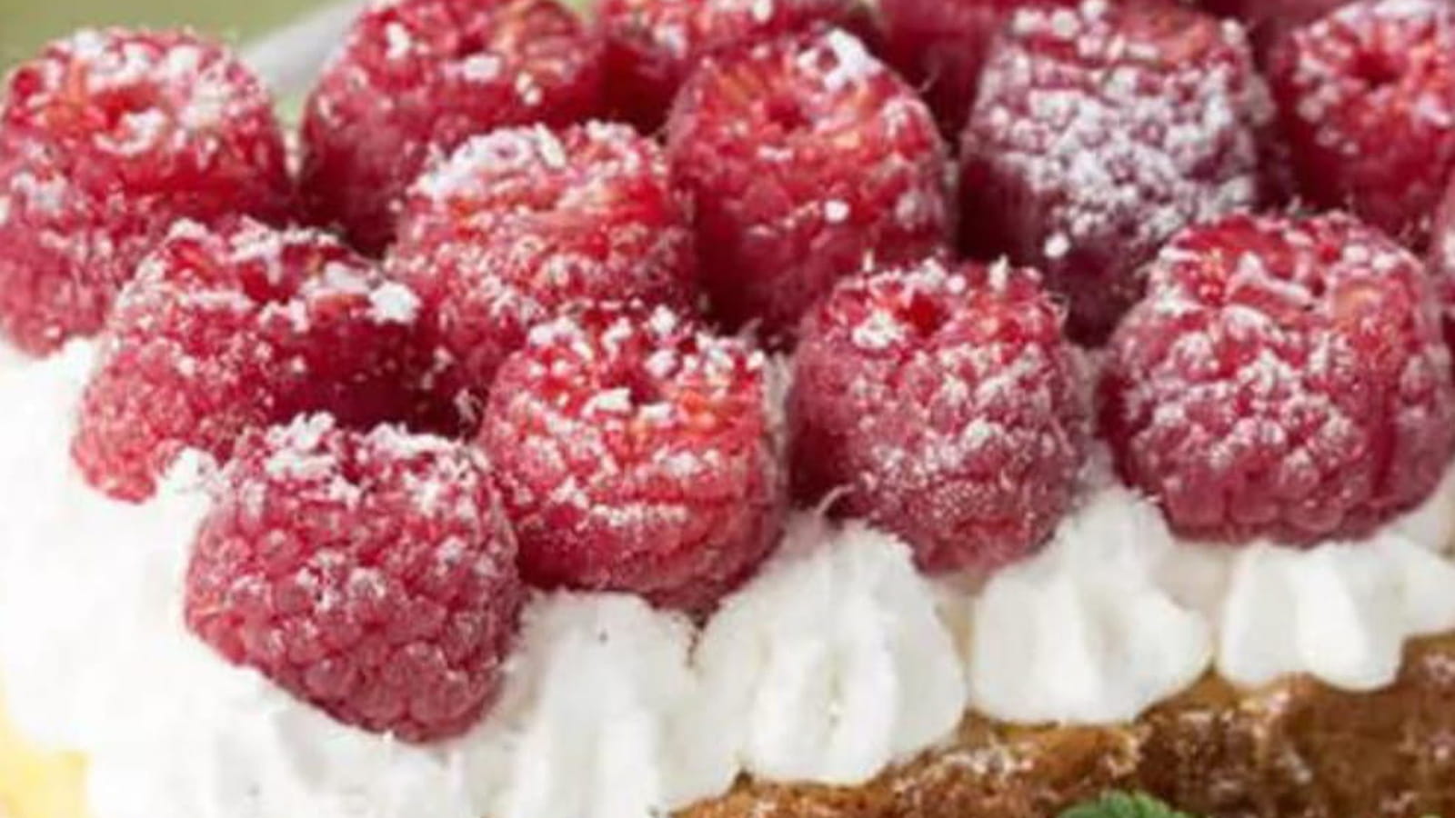Tarte express sans cuisson Quatre-quarts, framboise
