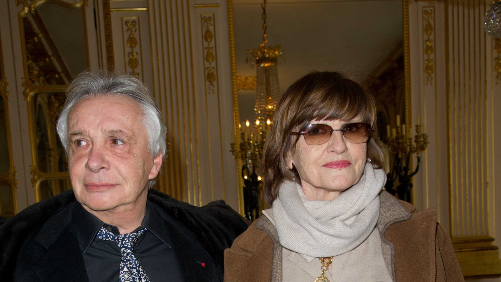 Michel Sardou et son épouse