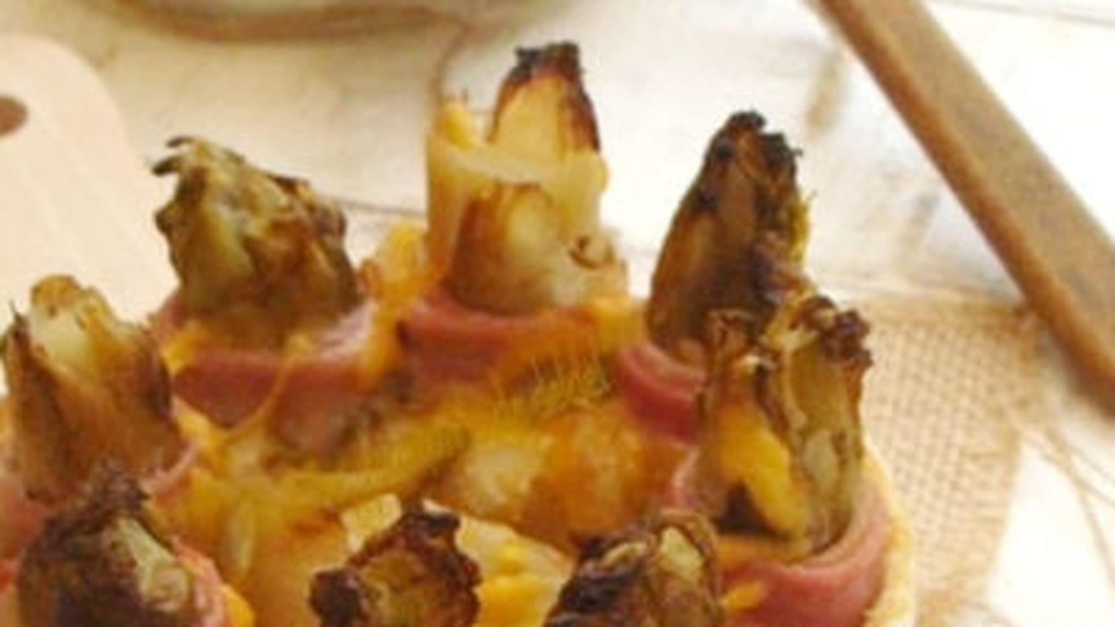 Chicons braisés au jambon cru à la chicorée