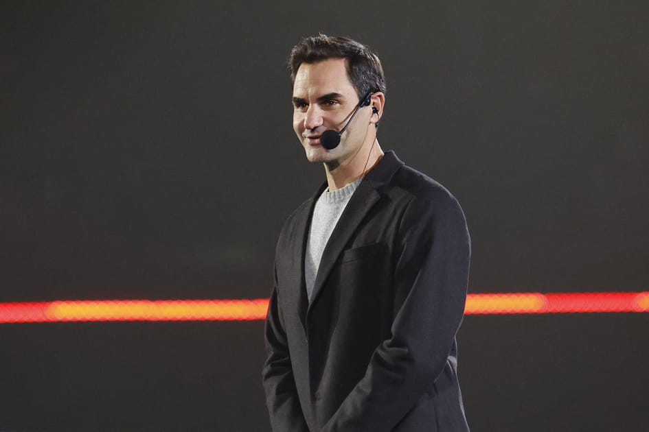 Roger Federer, vigoureux avec son corps de tennisman