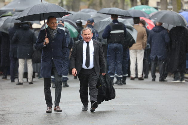 Francis Szpiner se rend aux obsèques d'Hervé Temime