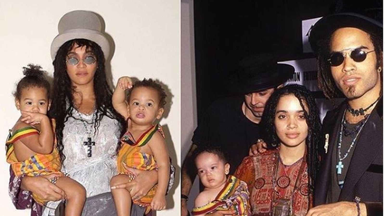 Beyoncé, Lisa Bonet, Lenny Kravitz