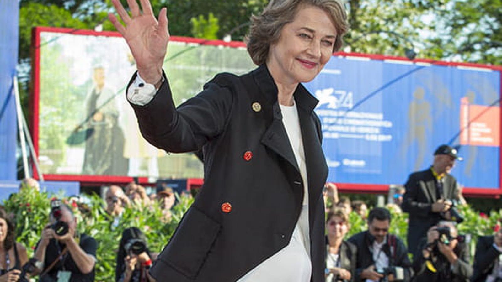 Charlotte Rampling le 8 septembre 2017