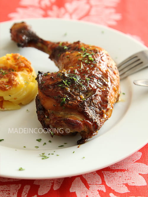 Poulet rôti au miel