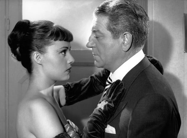 Collé-sérré avec Jean Gabin dans "Touchez pas au grisbi"