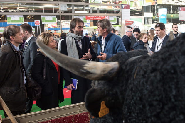 C&eacute;dric Villani admire une jolie paire de cornes