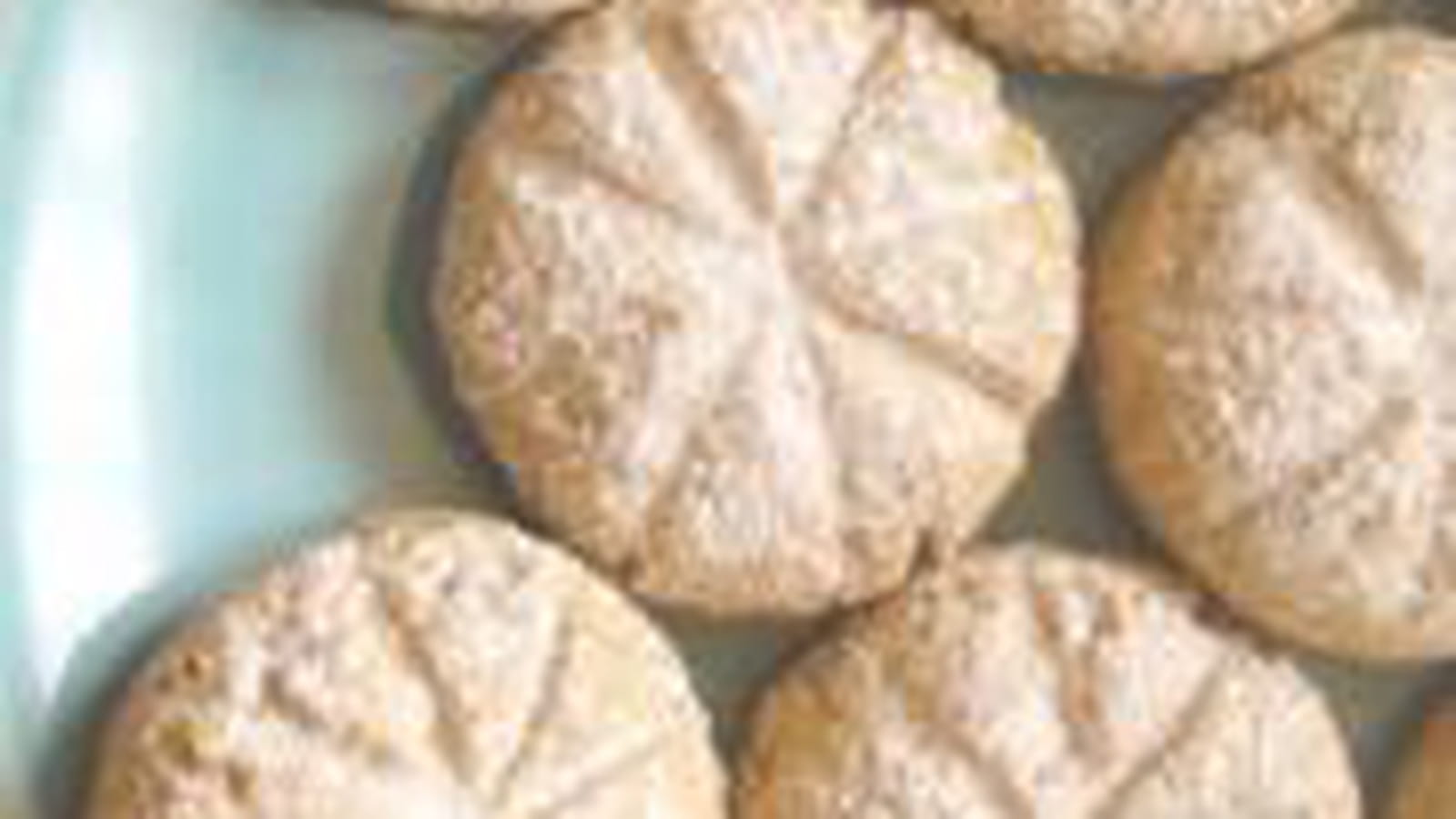 Biscuits ronds d'étoiles