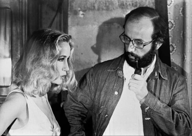 Brigitte Fossey&nbsp;: photo du tournage de "Calmos"