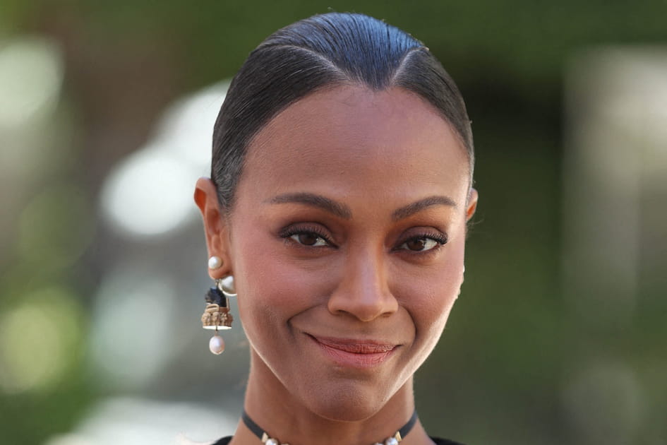 La double raie de Zo&eacute; Saldana