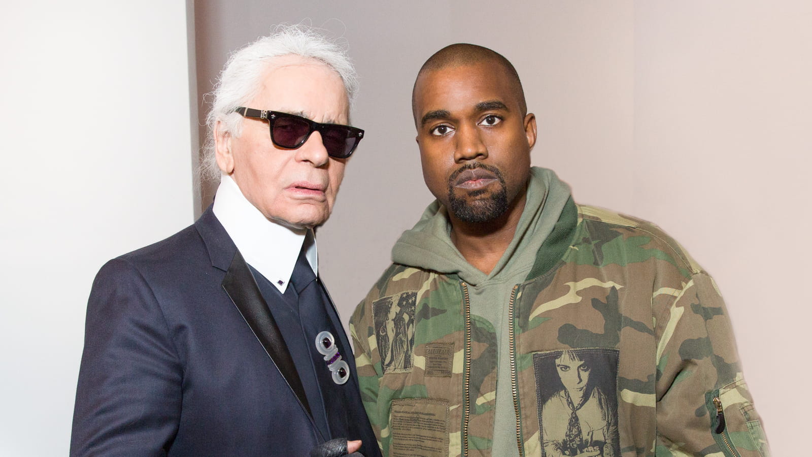 Karl Lagerfeld et Kanye West
