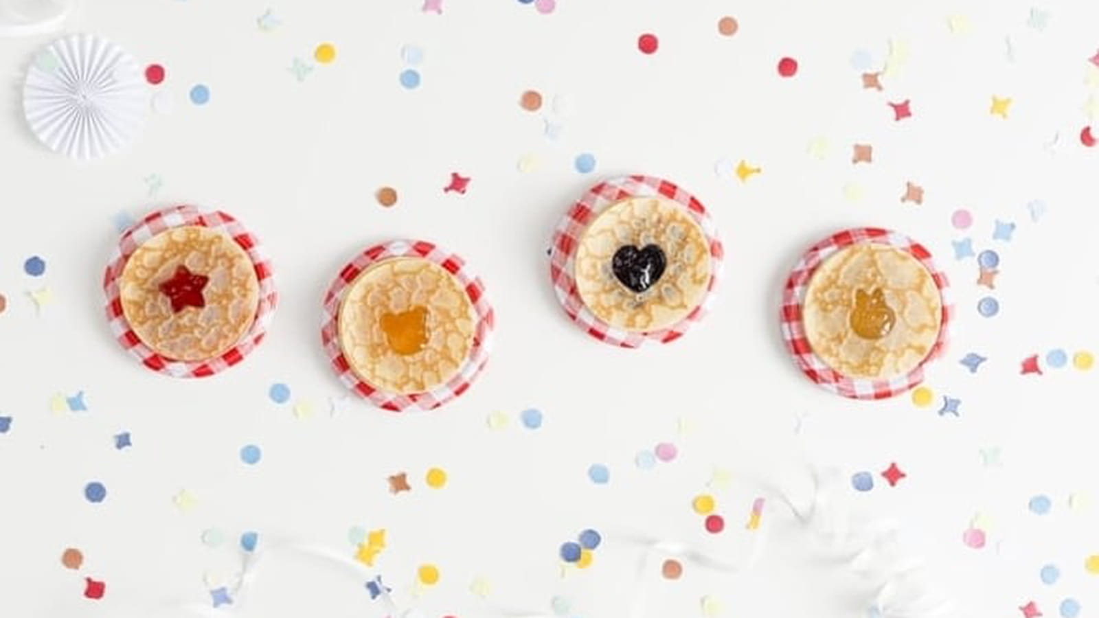 Baby-crêpes à la confiture