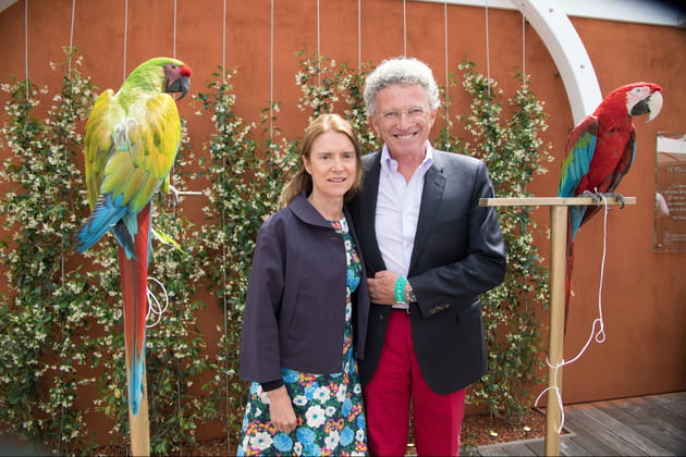 Nelson Monfort et sa femme Dominique