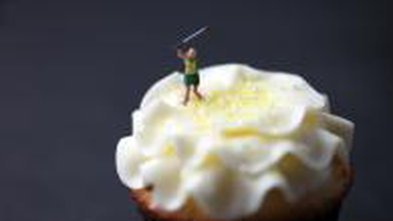 Swing sur un cupcake