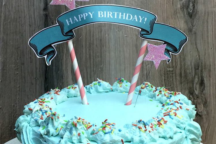 Confetti Cake Gateau D Anniversaire Au Yaourt