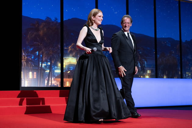 Julianne Moore et Vincent Lindon &agrave; la c&eacute;r&eacute;monie d'ouverture