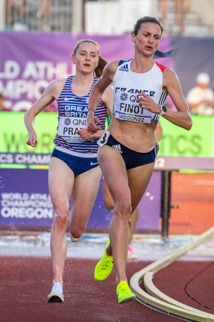 L'athlète Alice Finot à Eugene en 2022