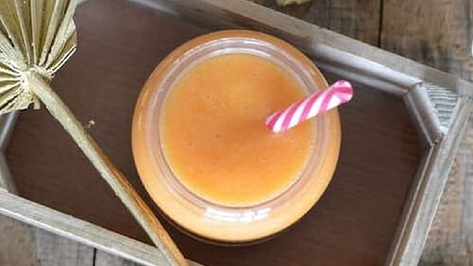Smoothie kaki, pomme, clémentine