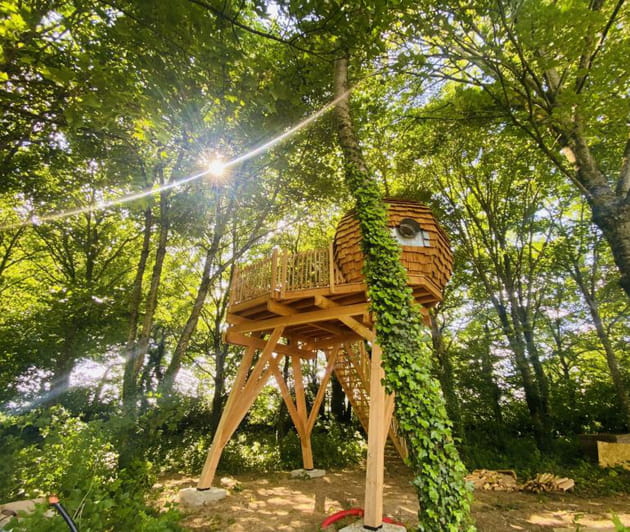 La cabane Le Jardin Zen du Quistillic