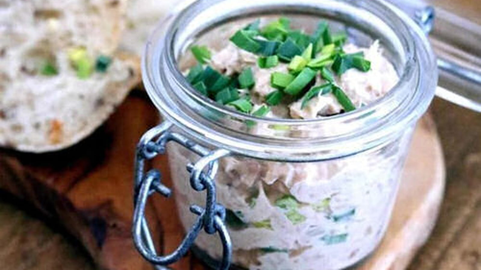 Rillettes de thon au vert du poireau