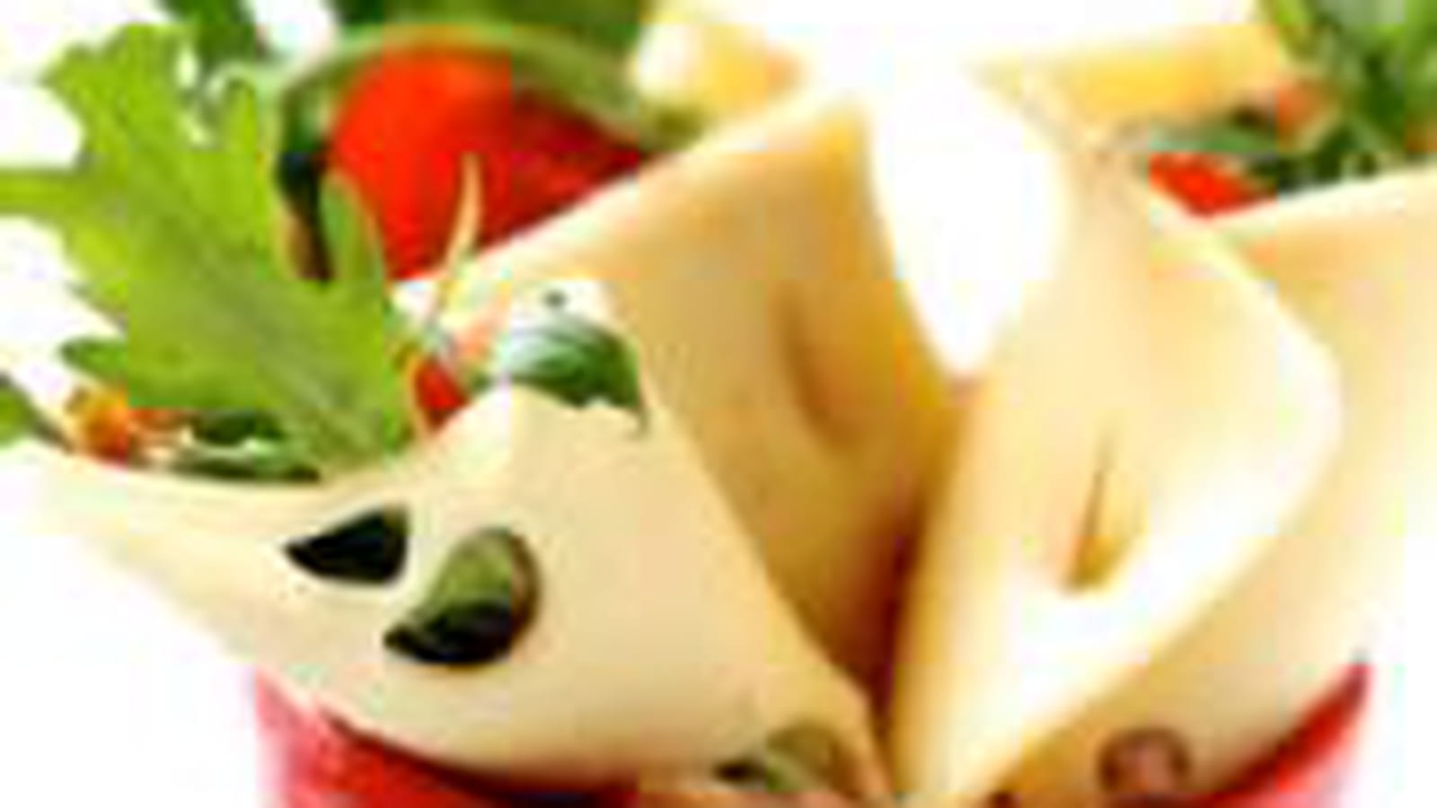Bouquet emmental, tapenade, roquette