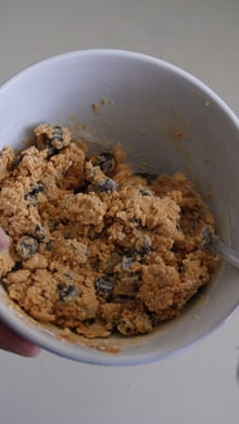 Tablette de chocolat cookie dough : Etape 1
