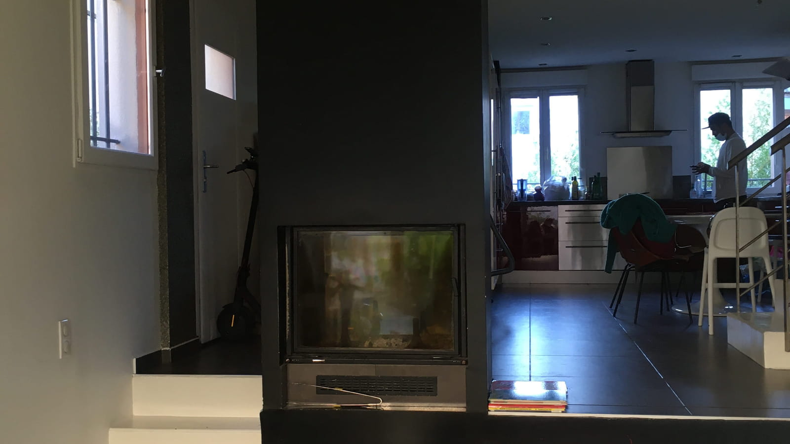 Cheminée avant