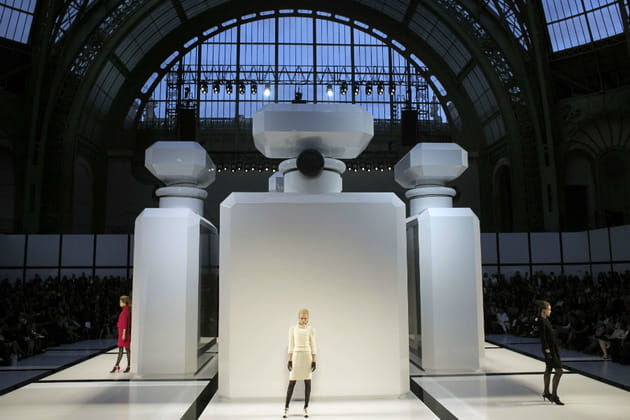 Le d&eacute;cor du d&eacute;fil&eacute; Chanel haute couture automne-hiver 2009-2010